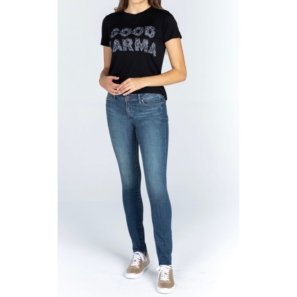Articles of Society | Mya Robertson Med Wash Mid Rise Svelte Skinny Jeans - Picture 1 of 16